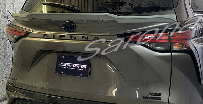 Custom Toyota Sienna  Mini Van Trunk Wing (2020 - 2024) - $475.00 (Part #TY-093-TW)